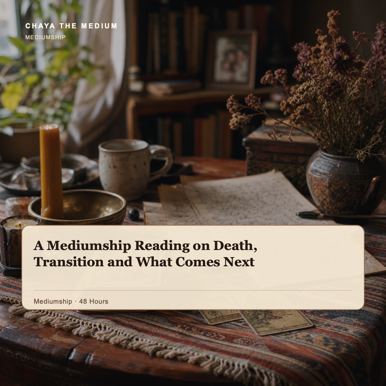 A Mediumship Reading on Death, Transition and What Comes Next