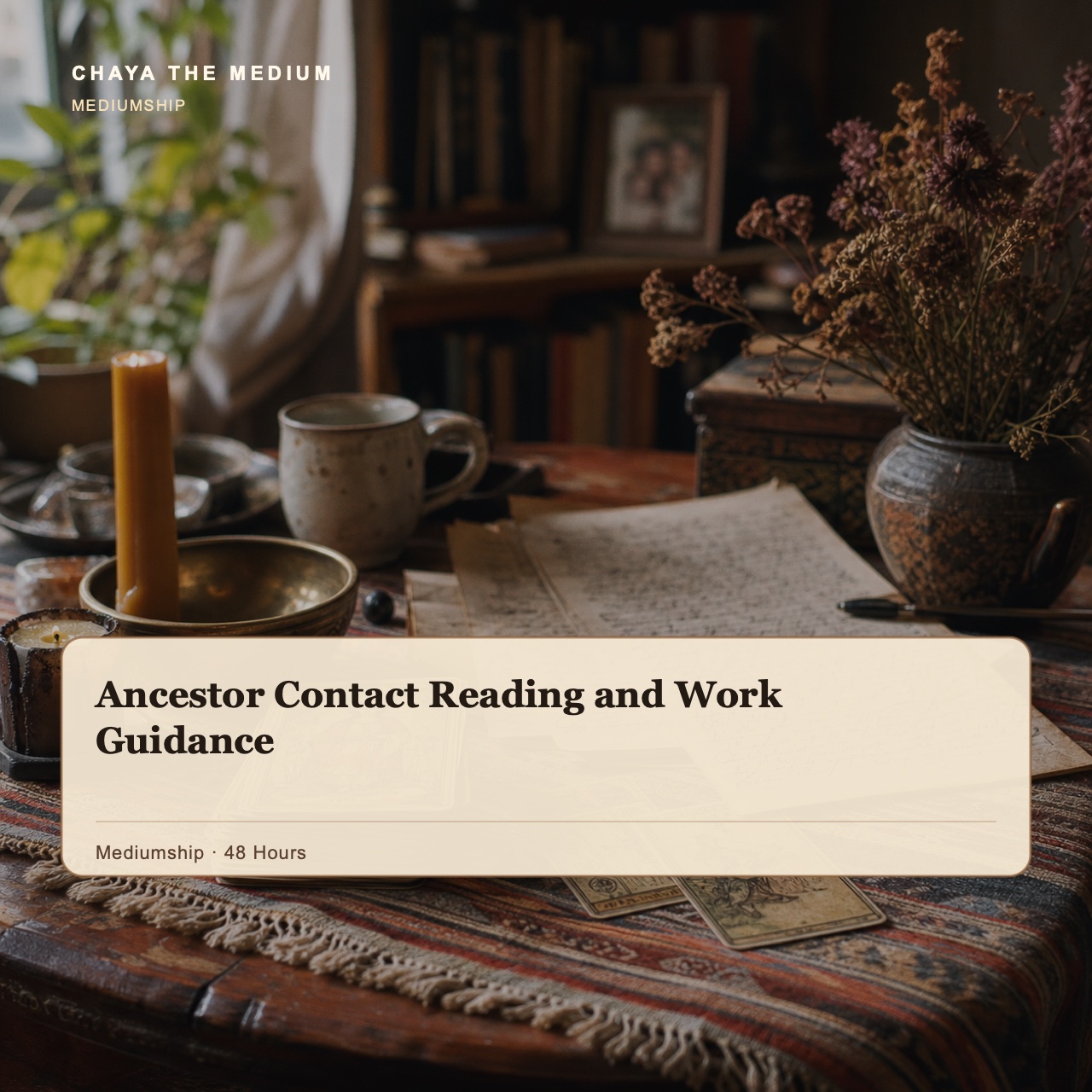 Ancestor Contact Reading and Work Guidance