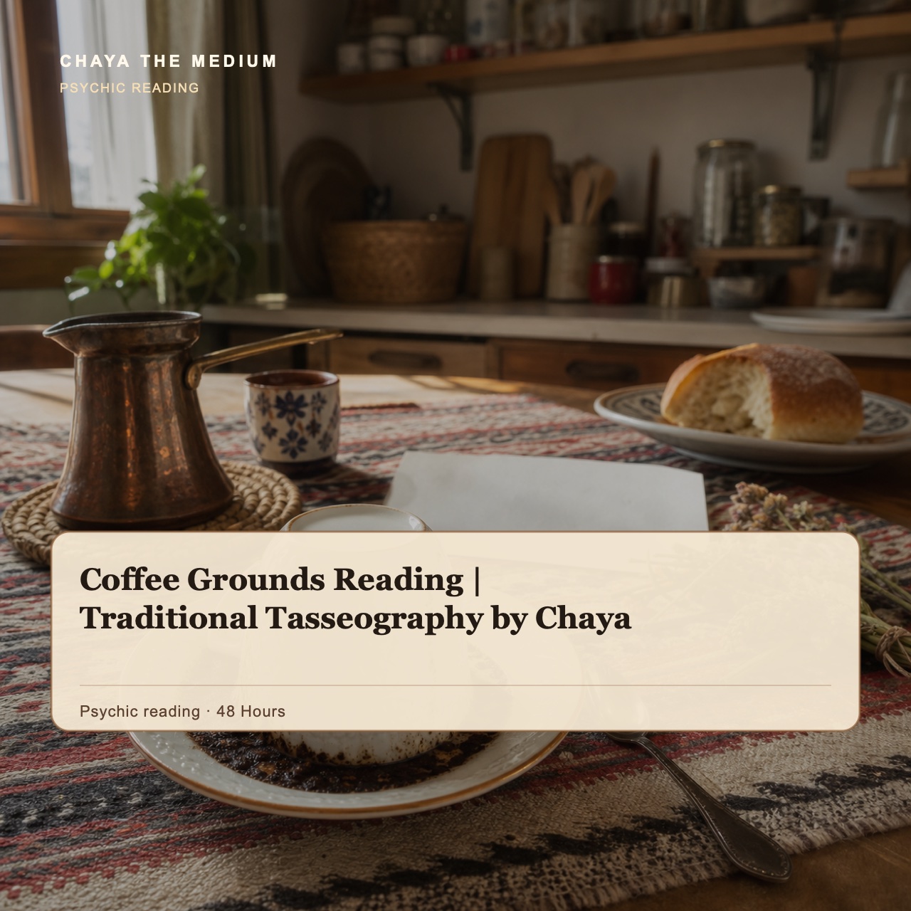 Coffee Grounds Reading | Traditional Tasseography by Chaya