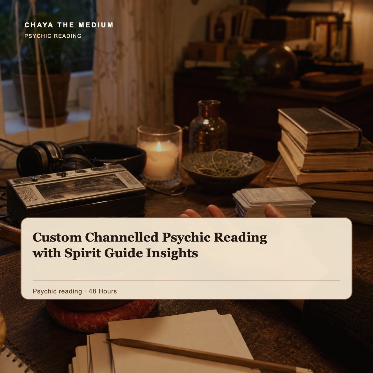 Custom Channelled Psychic Reading with Spirit Guide Insights