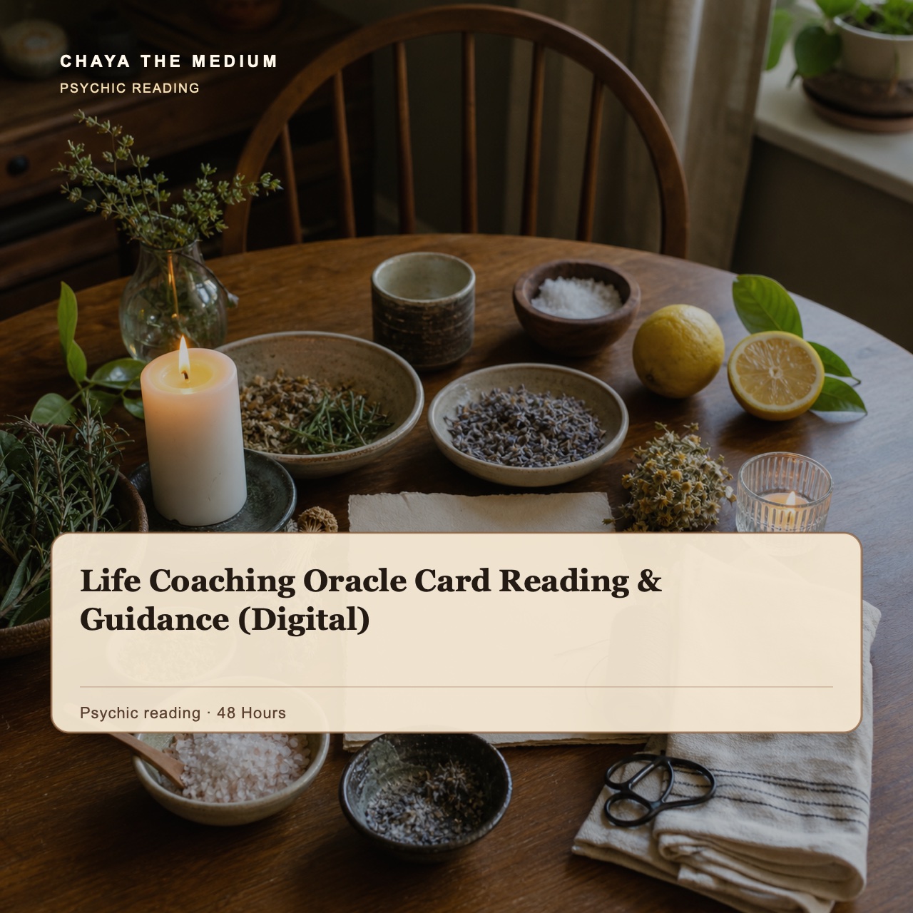 Life Coaching Oracle Card Reading & Guidance (Digital)