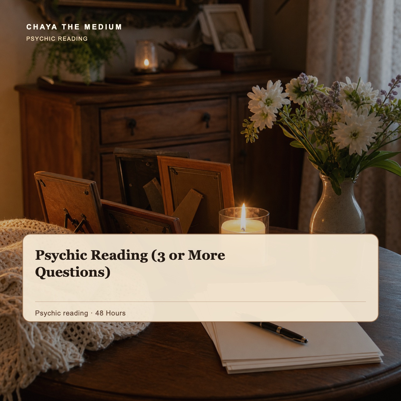 Psychic Reading (3 or More Questions)