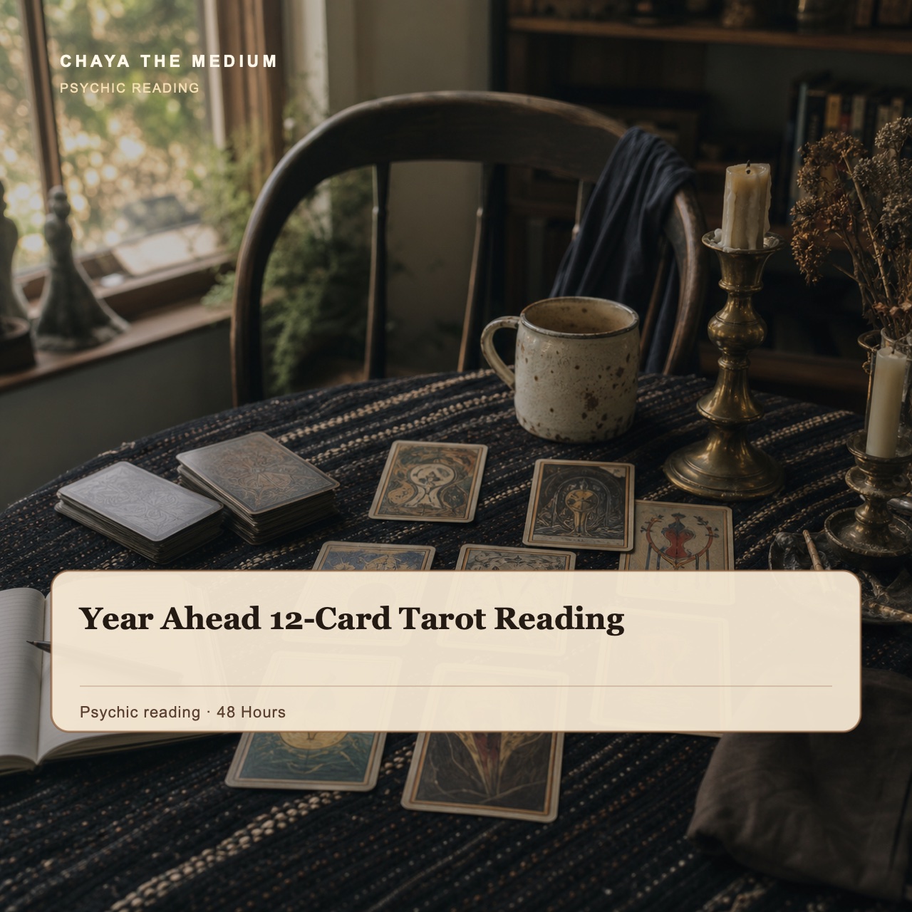 Year Ahead 12-Card Tarot Reading