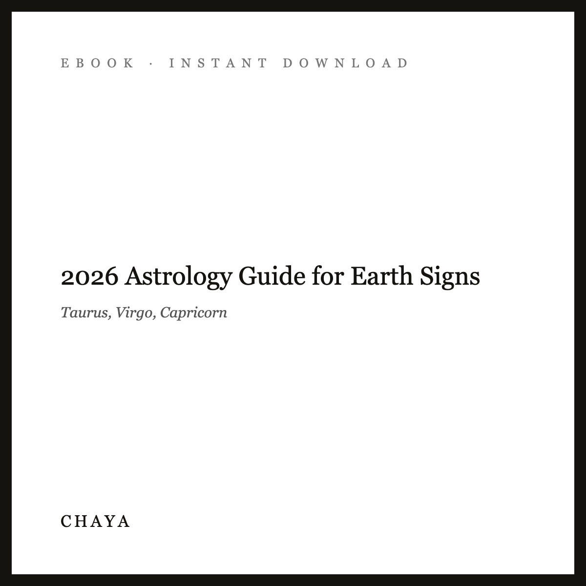 2026 Astrology Guide for Earth Signs | Taurus, Virgo, Capricorn