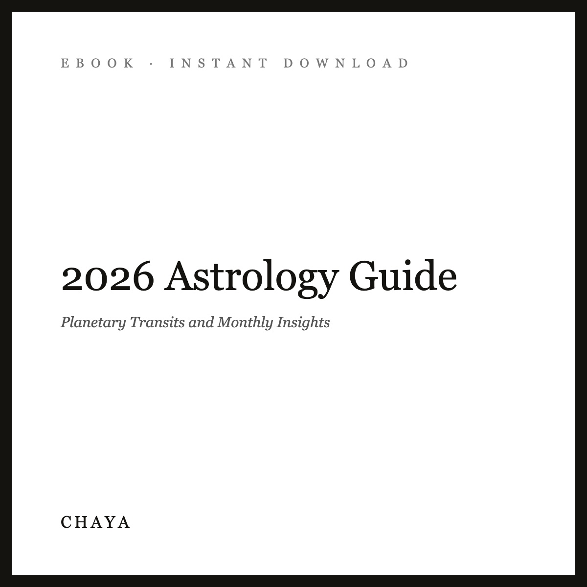 2026 Astrology Guide | Planetary Transits and Monthly Insights
