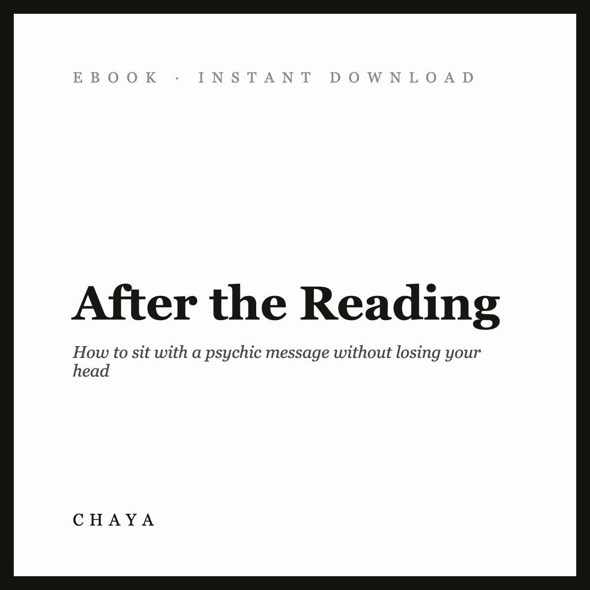 After the Reading | How to Sit with a Psychic Message Without Losing Your Head